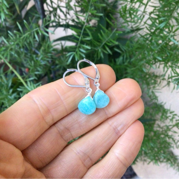 Amazonite Earrings Artisan Sundance Charm - Picture 3 of 7